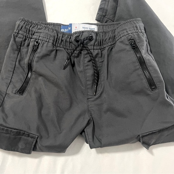 Old Navy Boys Size Small (6-7) Dark Gray Built-In Flex Tech Tapered Cargo Pants - Picture 7 of 8